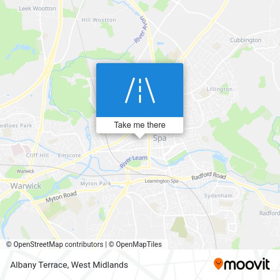 Albany Terrace map