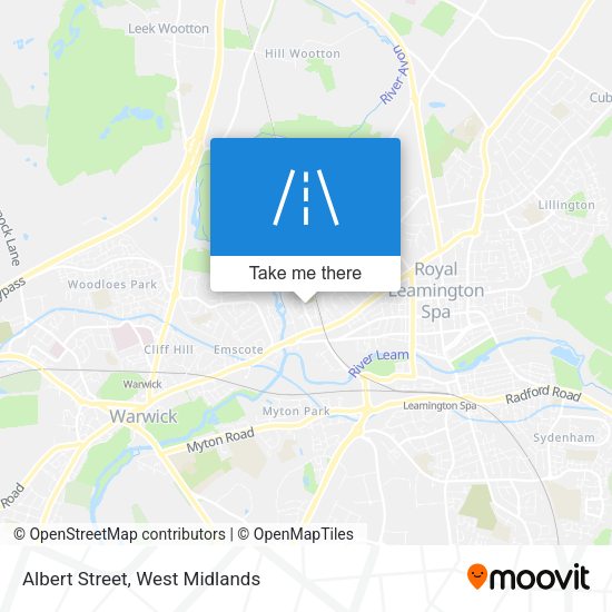 Albert Street map
