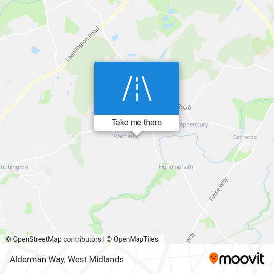 Alderman Way map