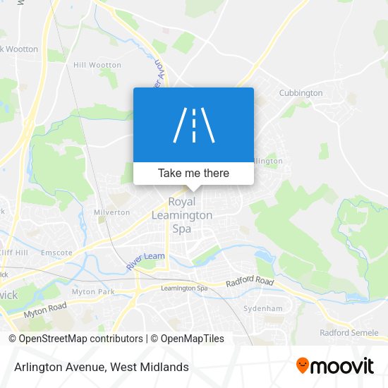 Arlington Avenue map