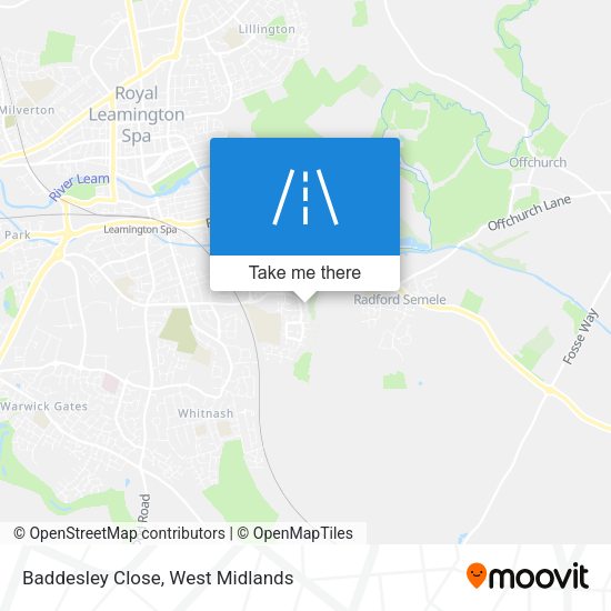 Baddesley Close map
