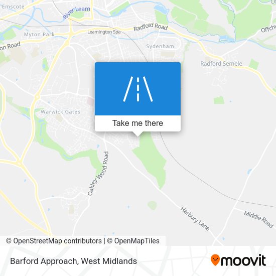 Barford Approach map