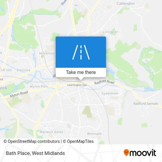 Bath Place map