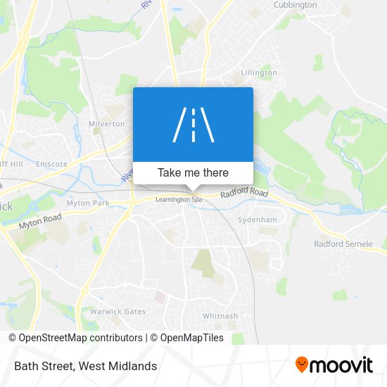 Bath Street map