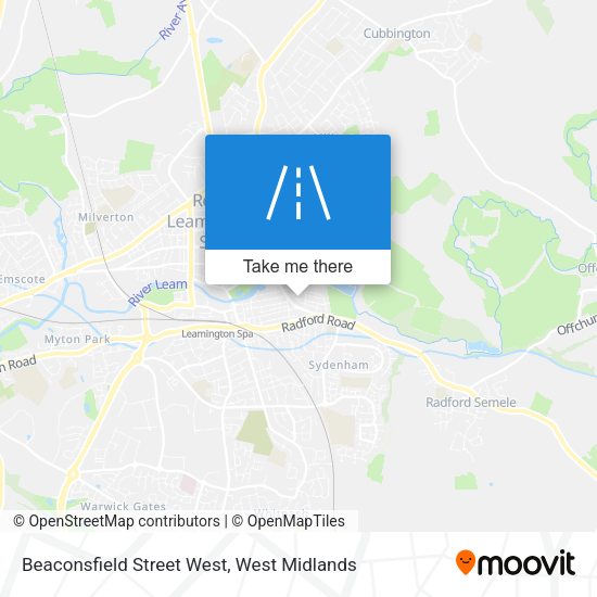 Beaconsfield Street West map