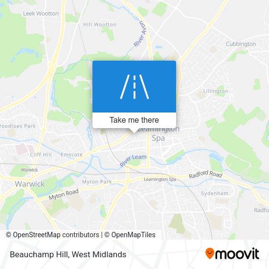 Beauchamp Hill map