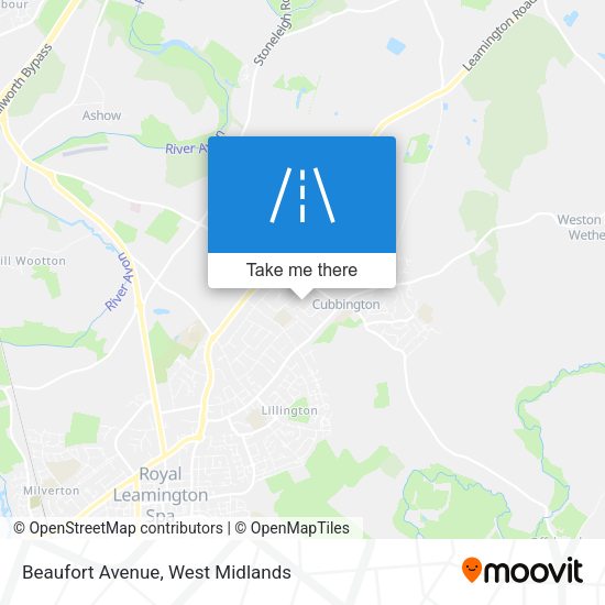 Beaufort Avenue map