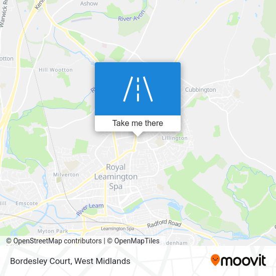 Bordesley Court map
