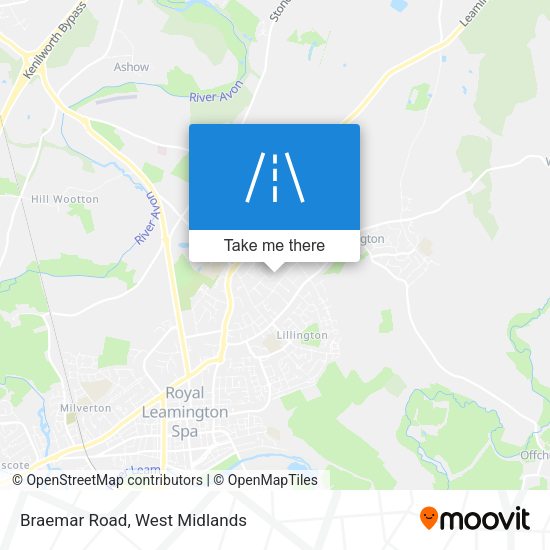 Braemar Road map