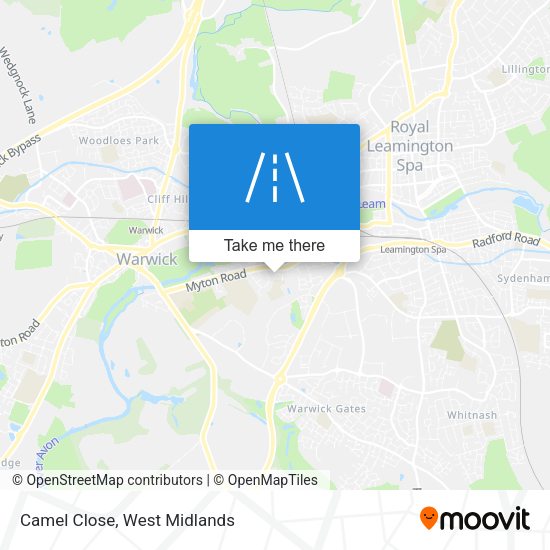 Camel Close map