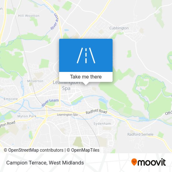 Campion Terrace map