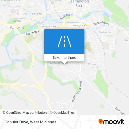 Capulet Drive map