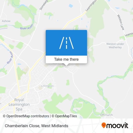 Chamberlain Close map