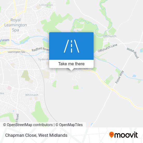 Chapman Close map