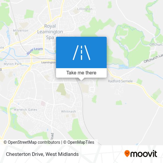 Chesterton Drive map