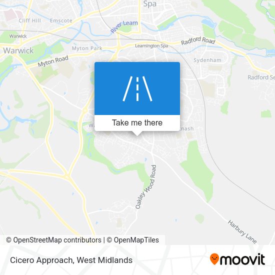 Cicero Approach map
