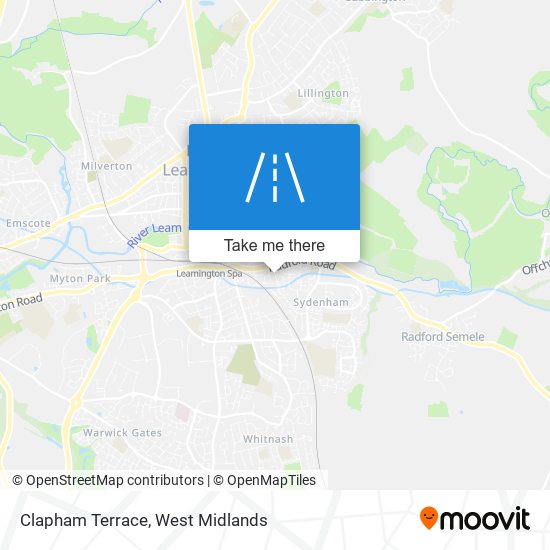 Clapham Terrace map