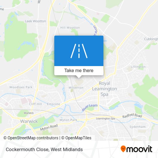 Cockermouth Close map