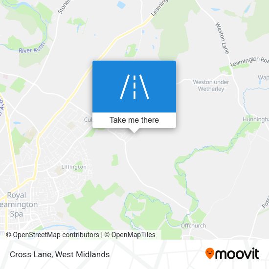 Cross Lane map