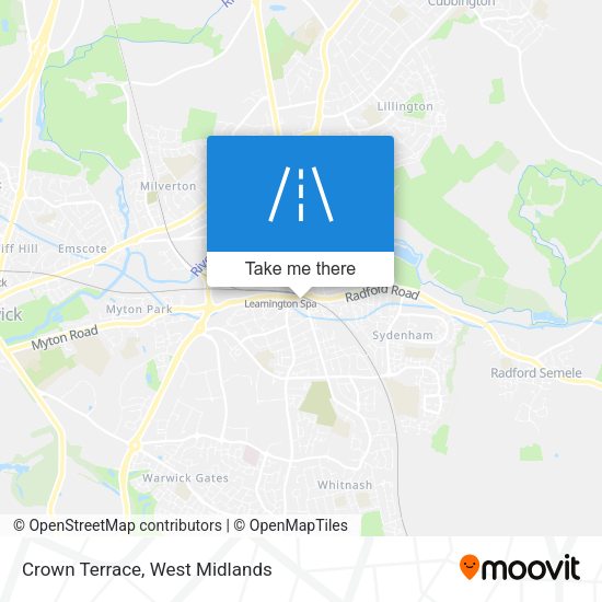 Crown Terrace map