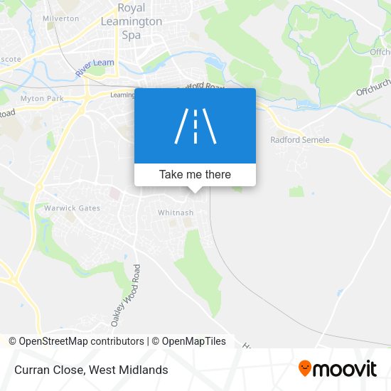 Curran Close map
