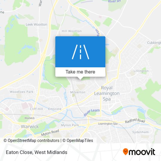 Eaton Close map