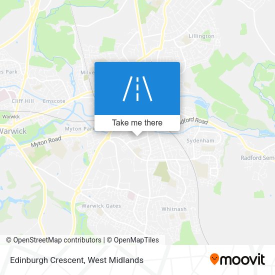 Edinburgh Crescent map