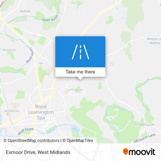 Exmoor Drive map