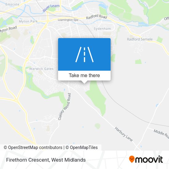 Firethorn Crescent map