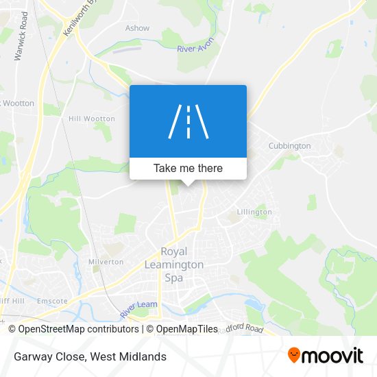 Garway Close map