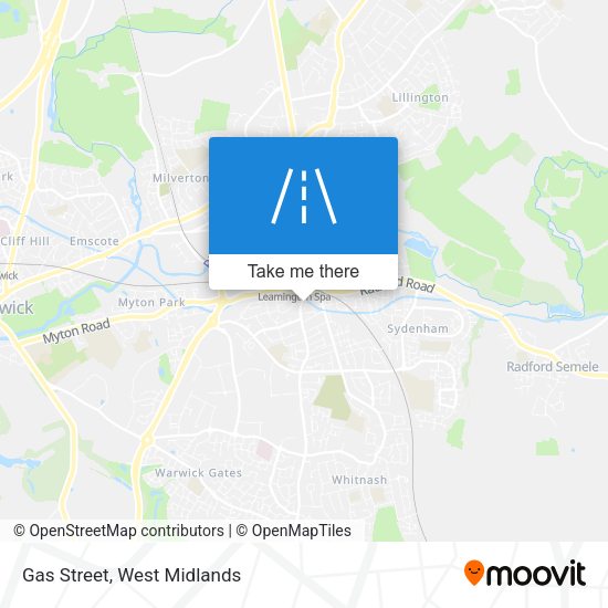Gas Street map