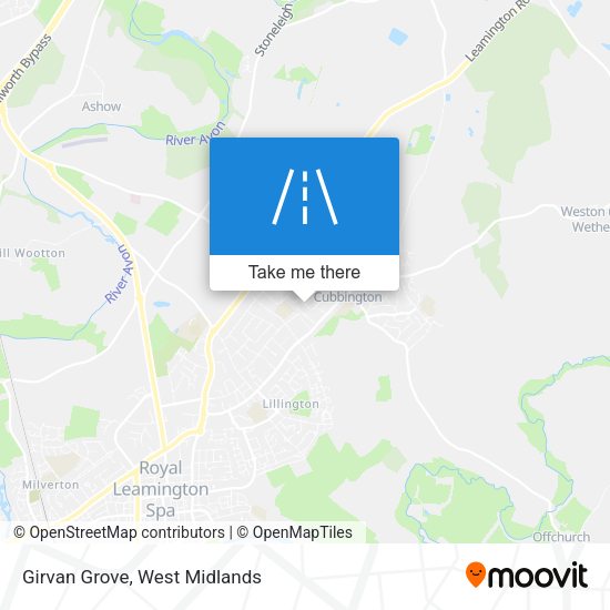 Girvan Grove map