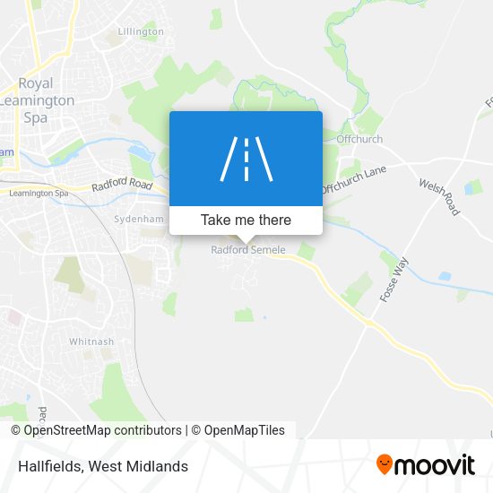 Hallfields map
