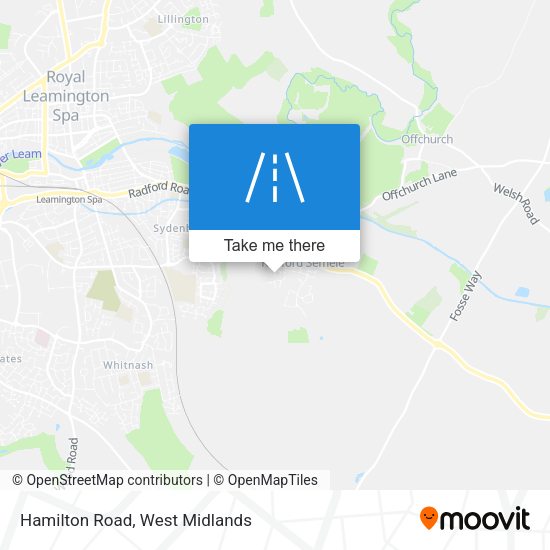 Hamilton Road map