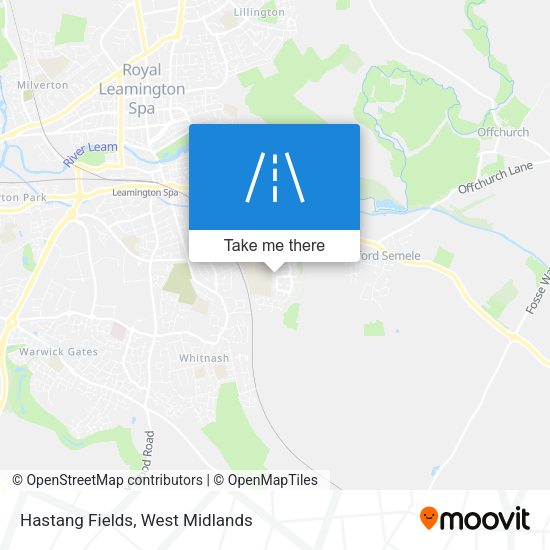 Hastang Fields map
