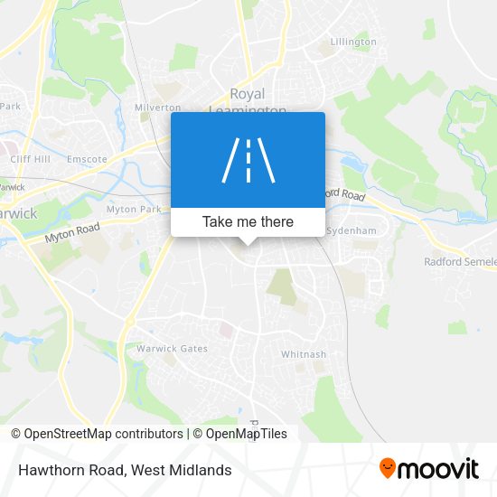 Hawthorn Road map