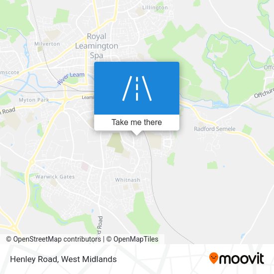 Henley Road map