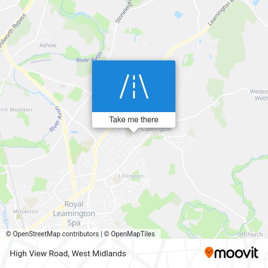 High View Road map