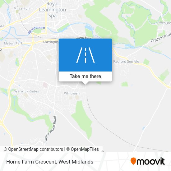 Home Farm Crescent map