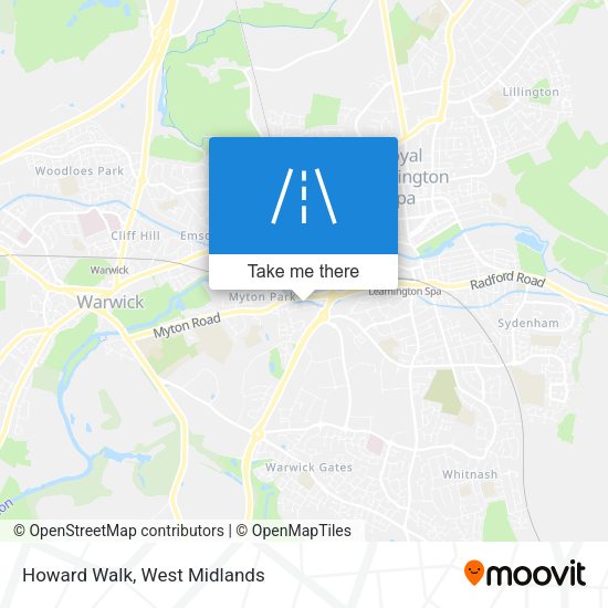Howard Walk map