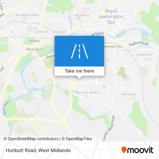 Hurlbutt Road map