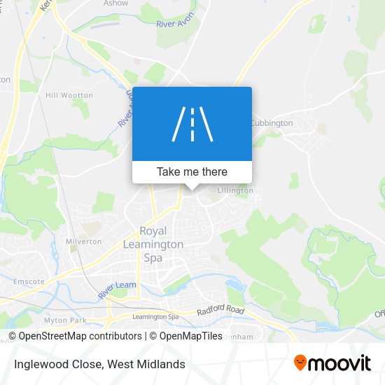 Inglewood Close map