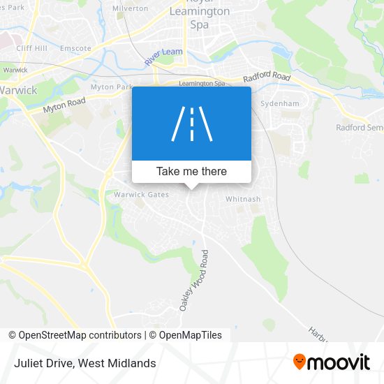 Juliet Drive map