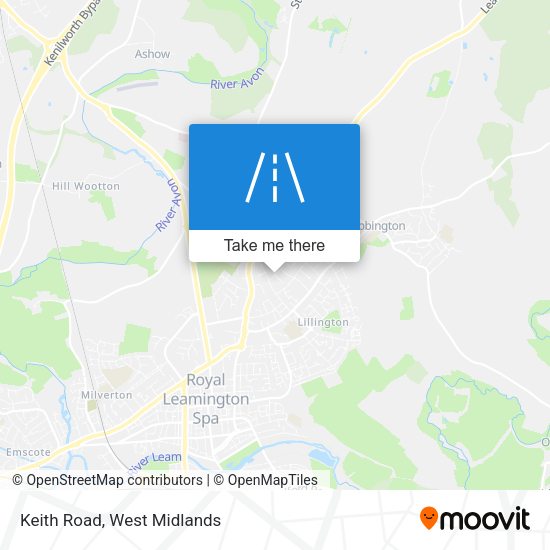 Keith Road map