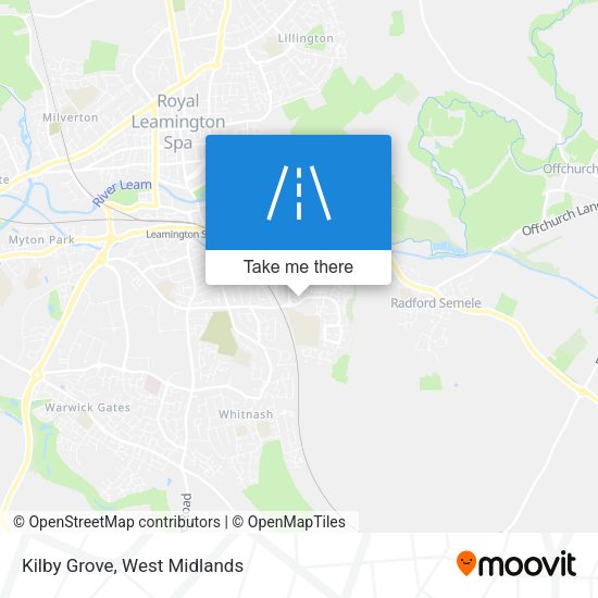 Kilby Grove map