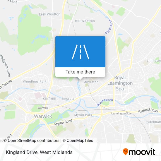Kingland Drive map