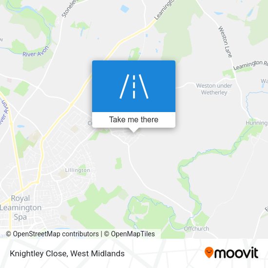 Knightley Close map