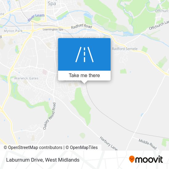 Laburnum Drive map