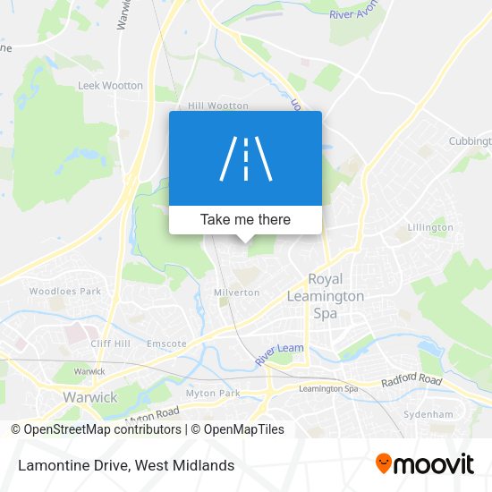 Lamontine Drive map