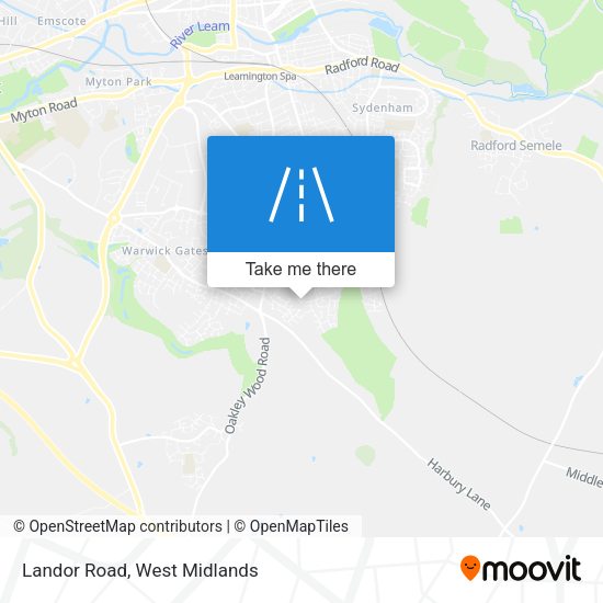 Landor Road map